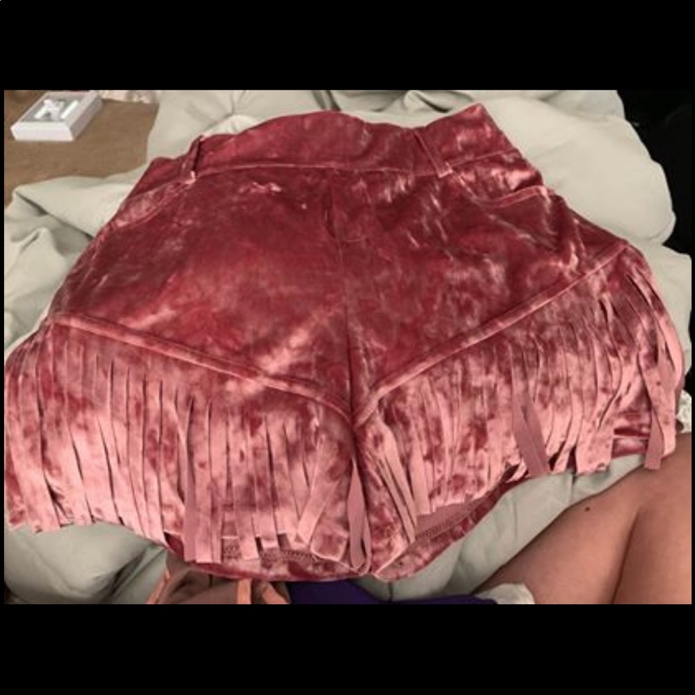 Fringe shorts